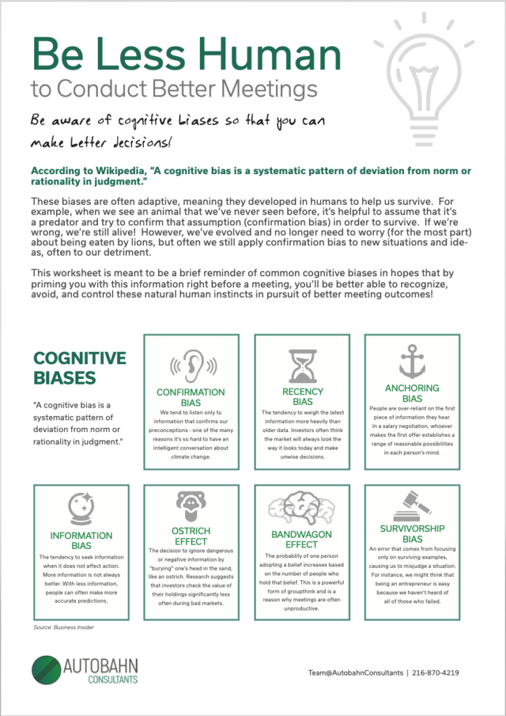 Be Less Human - Autobahn Consultants